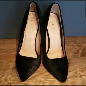 Velvet Stiletto Heels